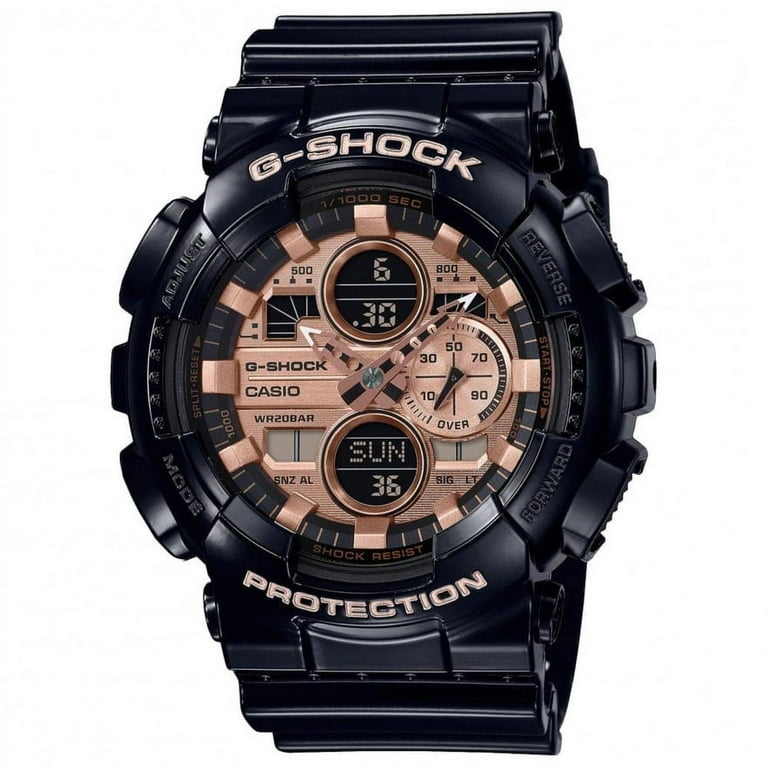 Casio Men's Digital G-Shock Rose gold Dial Watch - GA140GB-1A2