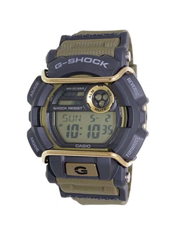 Casio Men's Digital Green and Grey G-Shock Sport Watch GD400-9
