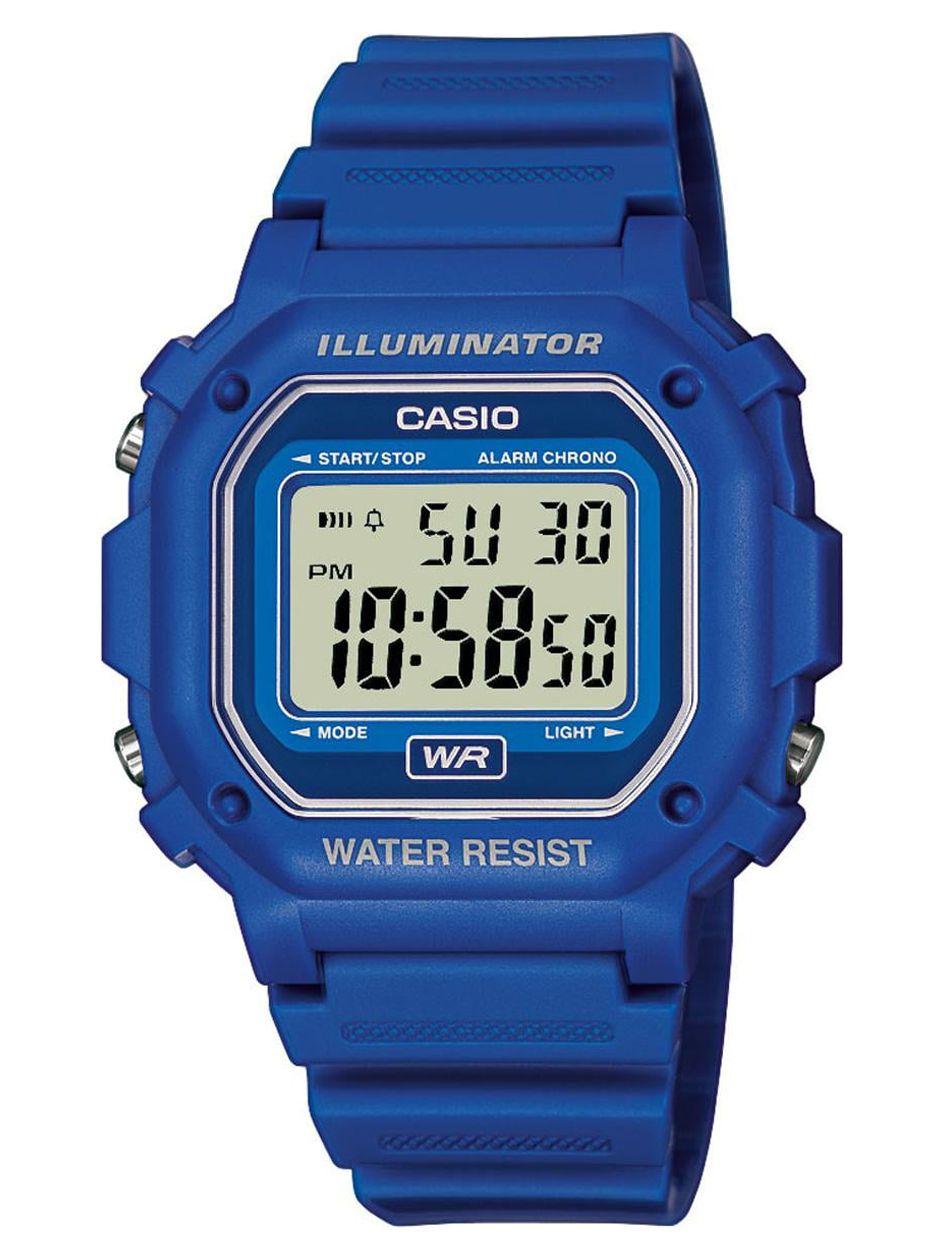 Casio Men's Digital Illuminator Sport Watch, Blue Resin F108WH-2ACF - image 1 of 3