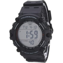 Casio Men's Ana-Digi Databank 10-Year Battery Watch, Black Resin Strap ...