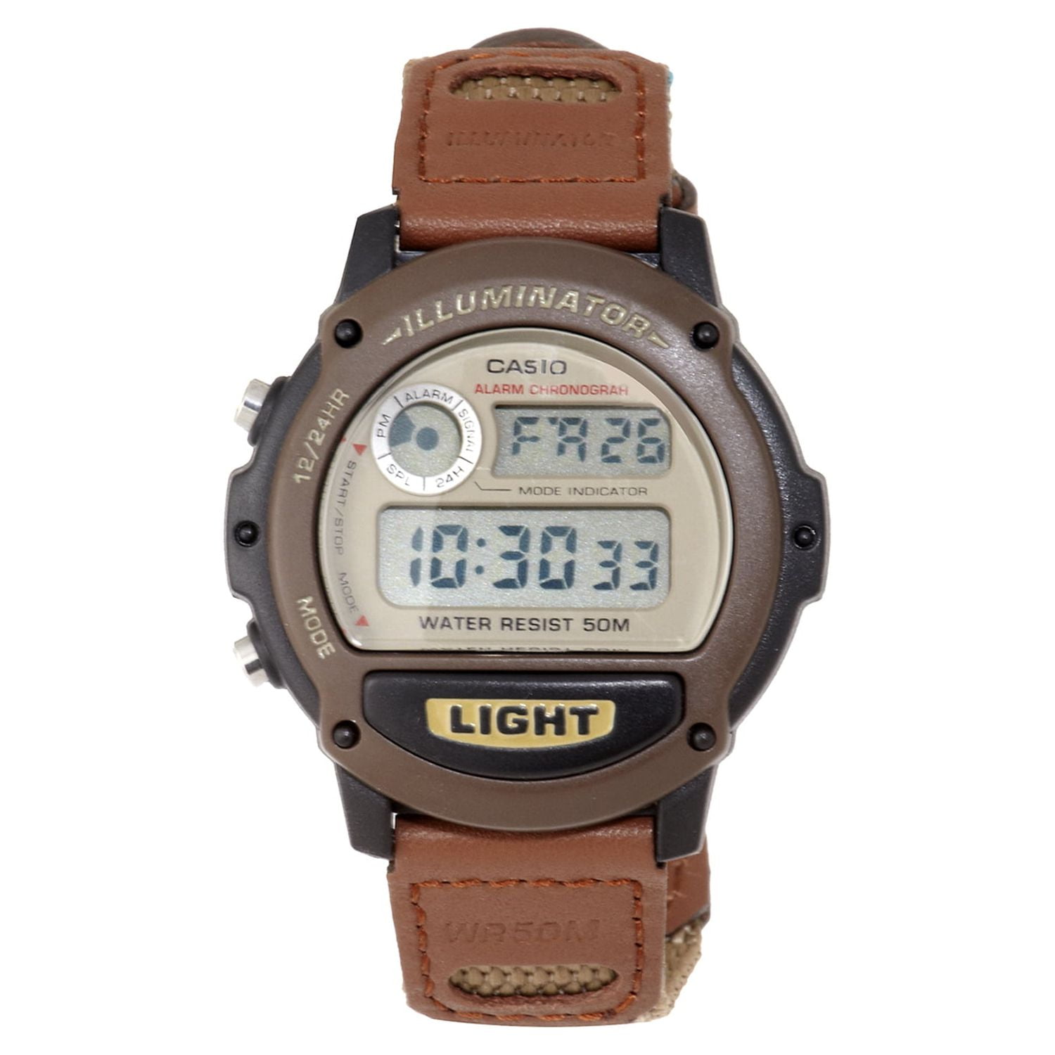 Casio watch with nylon hotsell strap