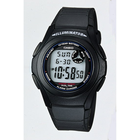 Casio Men's Digital Watch, Black - F200W-1A