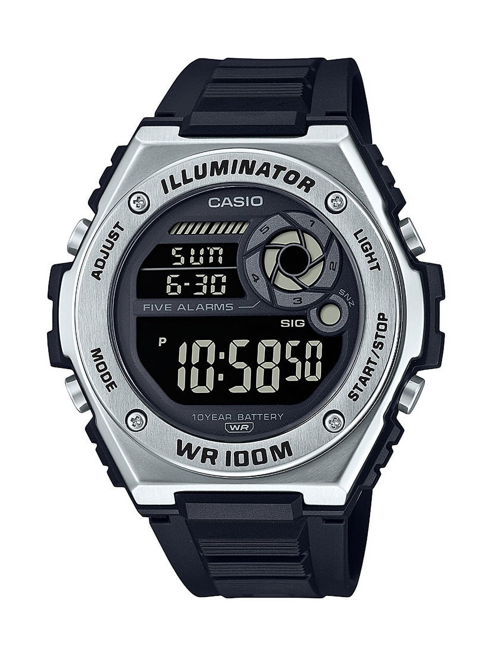Casio Men s Digital Watch With Stainless Steel Link Bracelet MWD100HD Casio Men s Digital Watch With Stainless Steel Link Bracelet MWD100HD
