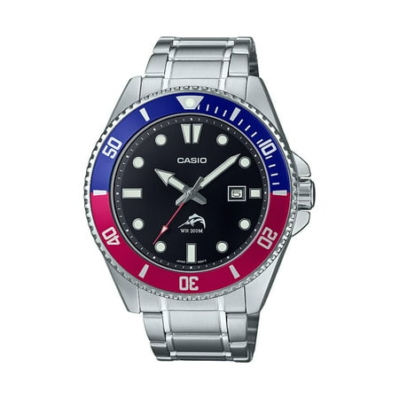 Casio Men's Dive-Style Stainless Steel Sport Watch - MDV-106DD-1A2VCF