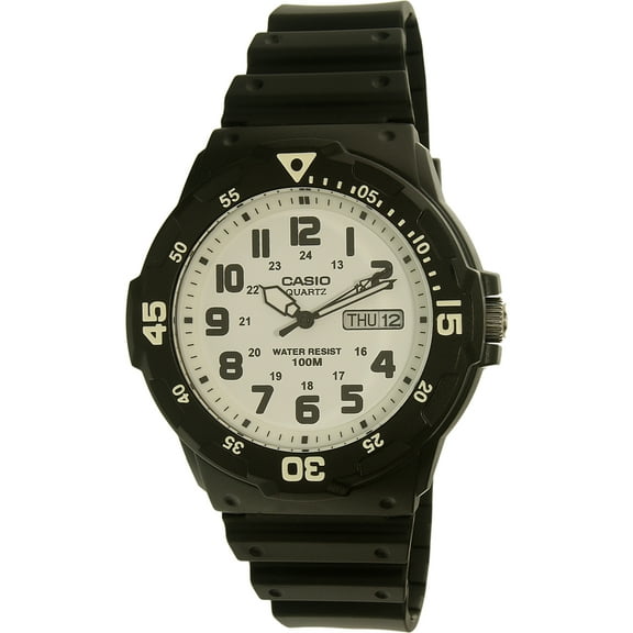 Casio Men's Dive Style Watch, Black/White MRW200H-7BV