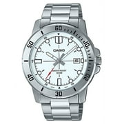 Casio Mens Diver-Style Stainless Steel Watch MTPVD01D-7EV