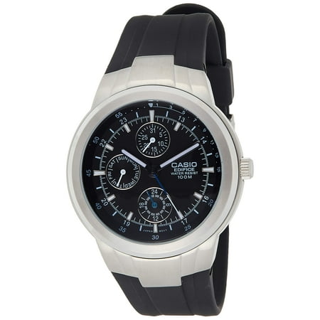 Casio Men's EF305-1AV Edifice Multifunction Watch With Black Resin Band