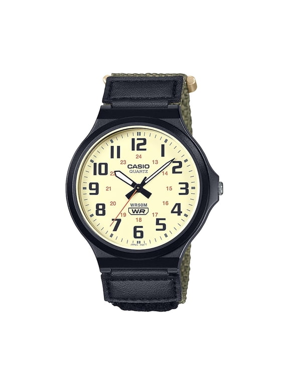 Outdoor Cloth Band Analog Watch With 3-Year Battery And Water Resistance