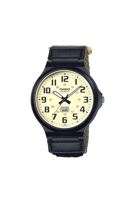 Outdoor Cloth Band Analog Watch With 3-Year Battery And Water Resistance
