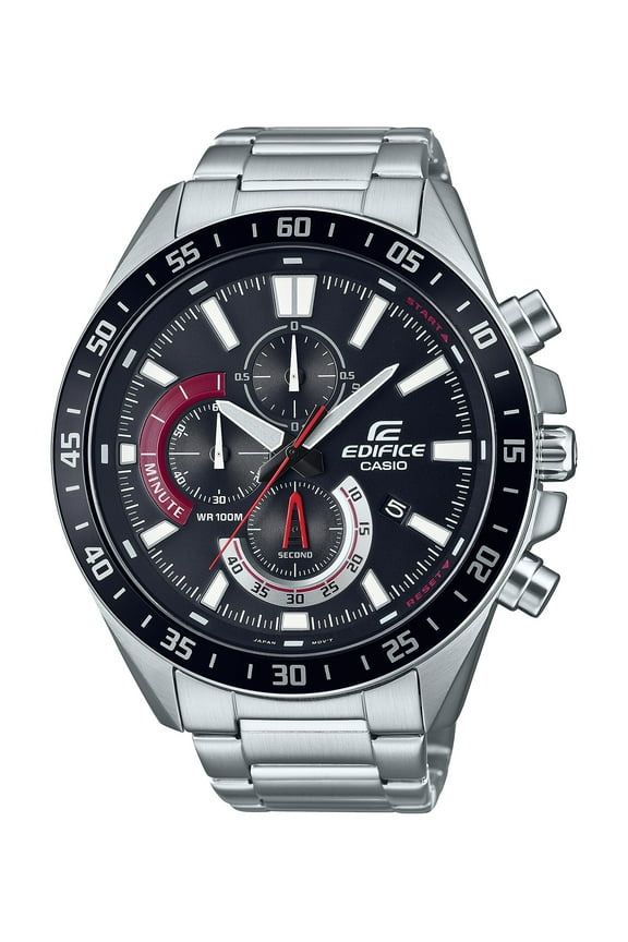 Men's Edifice Chronograph Stainless Steel Watch EFV620D-1A4V