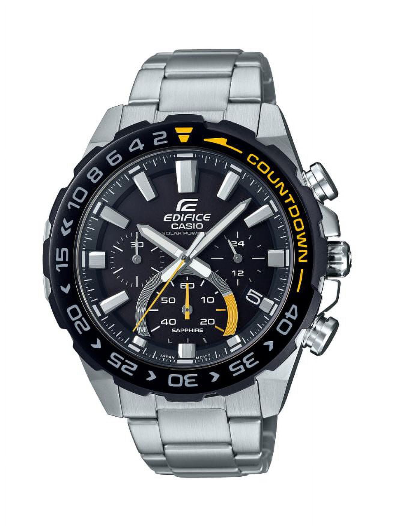 Casio Men's Edifice Solar Powered Chronograph Stainless