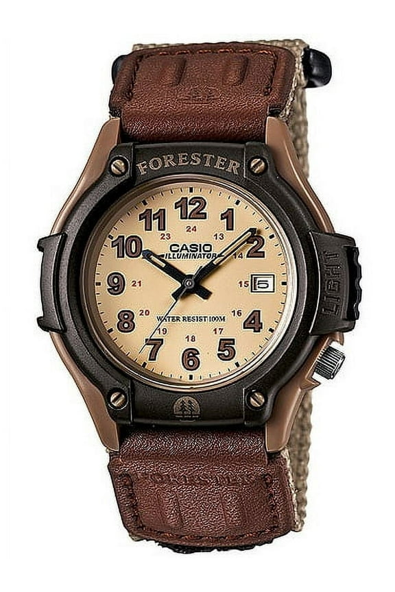 Men's Forester Analog Sport Watch, Brown Nylon Strap FT500WC-5BVCF