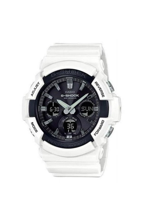 Casio Men's G-Shock Analog-Digital Tough Solar Watch, White