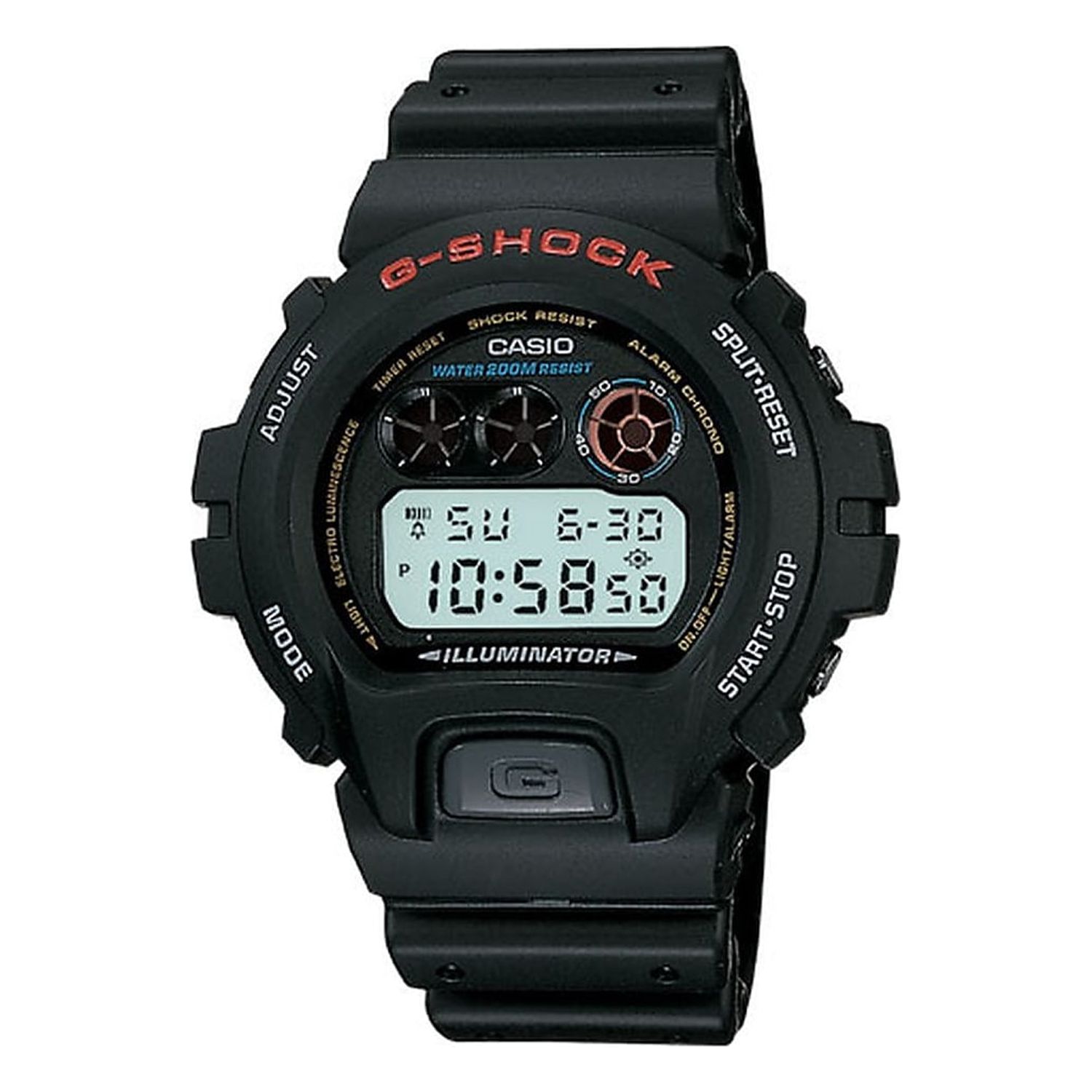 Casio Men's G-Shock Black Classic Digital Watch DW6900-1V - image 1 of 5