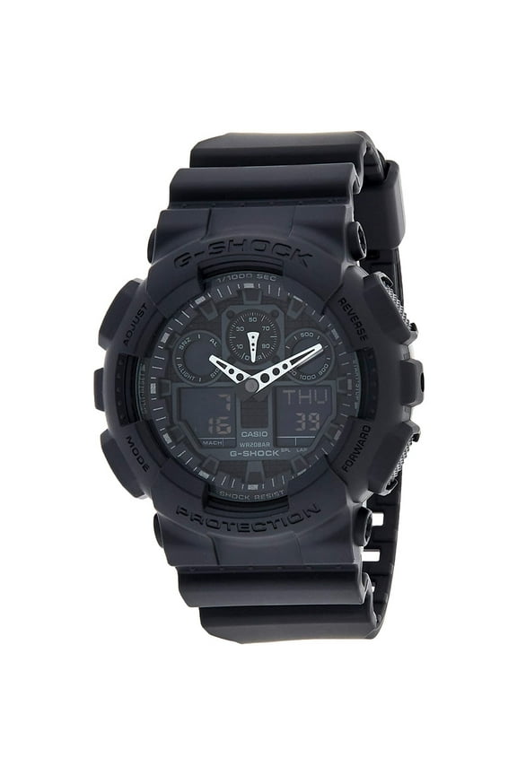 Men's G-Shock Black Dial Watch - GA100-1A1
