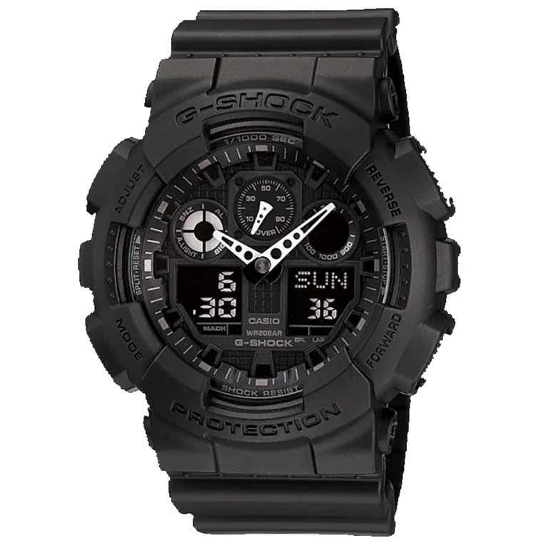 Casio G-Shock, Men Watch, Black Ana Digi Dial, Resin Strap