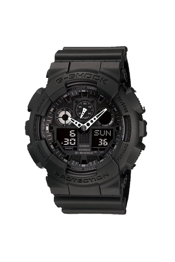 Casio GA100-1A1 G-Shock X-Large Black Ana / Digi Dial Resin Strap Men Watch NEW