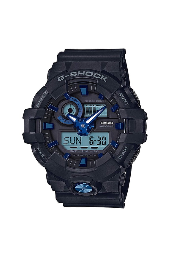Casio Men's G-Shock Black Dial Watch - GA710B-1A2