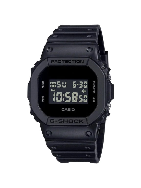 Men's G-Shock Blackout Digital Resin Watch - DW-5600UBB-1ER