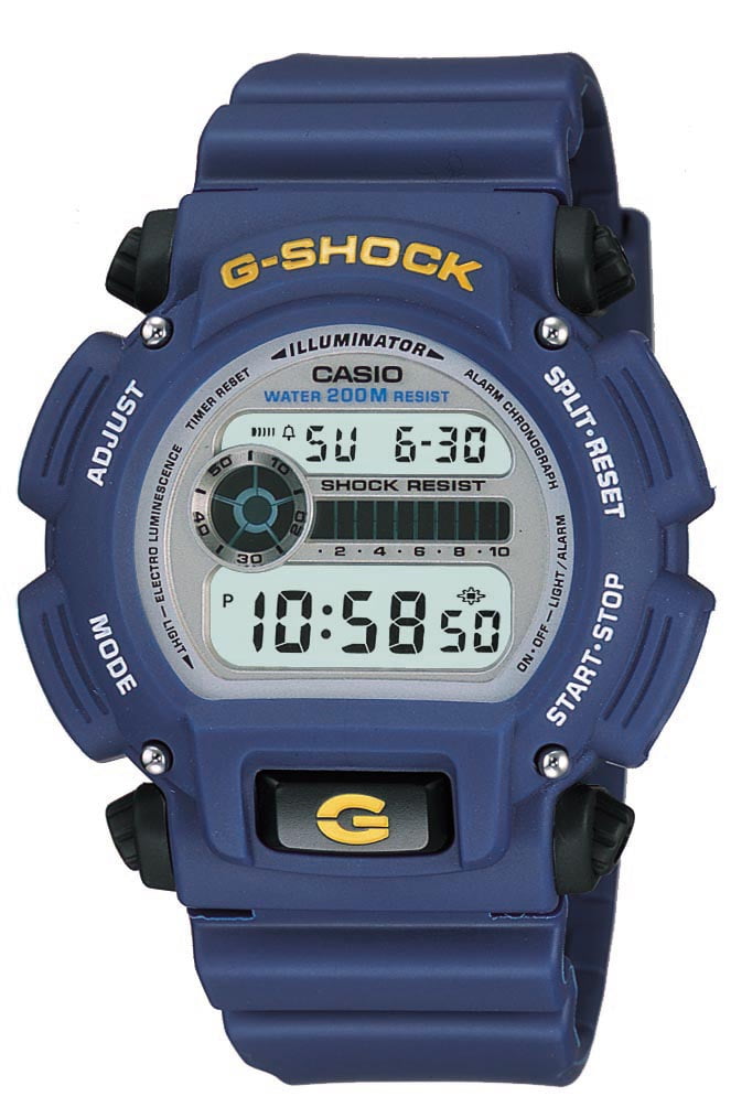 Casio Men's G-Shock Blue Resin Watch DW9052-2 - Walmart.com