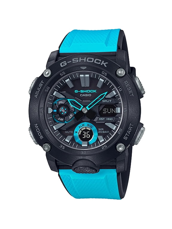 Casio Men's G-Shock GA-2000 Series Black Dial Watch - GA-2000-1A2