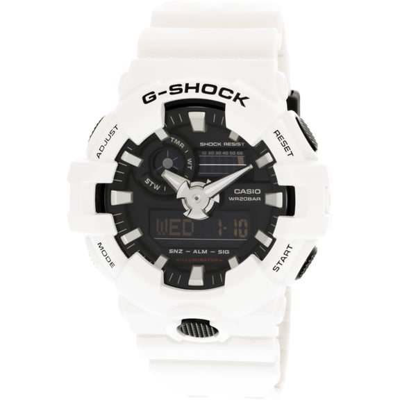 Casio Men's G Shock GA700-7A White Resin Japanese Quartz Diving Watch