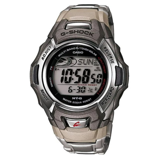 Casio Men's G-Shock Stainless Steel Tough Solar Atomic Digital Watch MTGM900DA-8