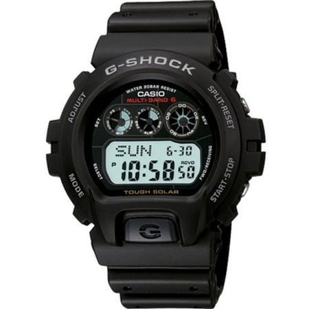 Casio - Men's G-Shock Atomic Digital Sports Watch - Black Resin
