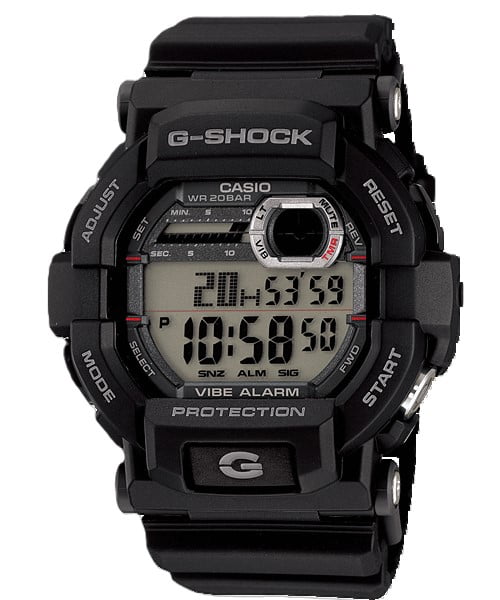 Casio Men s G Shock Wristwatch with Black Resin Strap GD350 1C