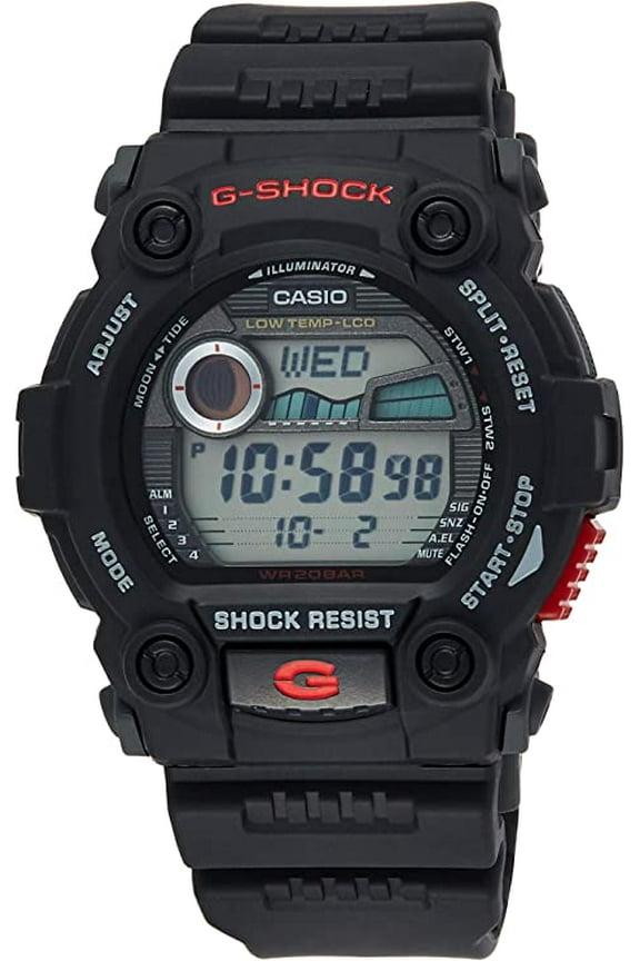 Men's G7900-1 G-Shock Rescue Digital Sport Black Resin Watch