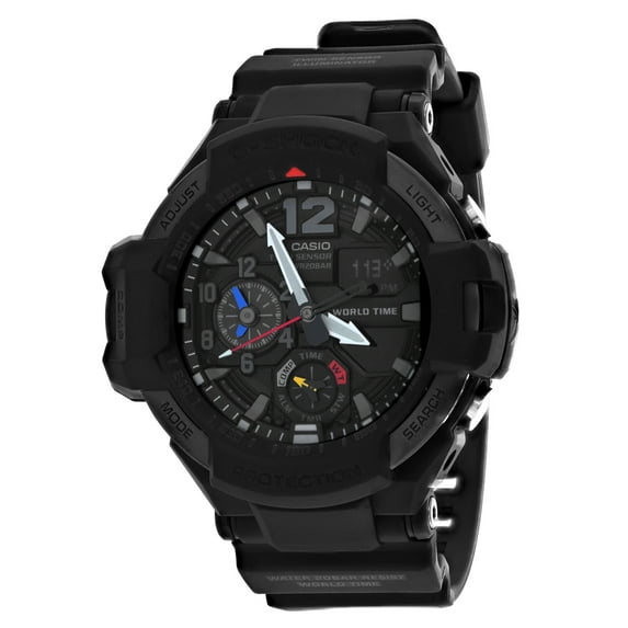 Casio Men's Gravitymaster Black dial watch - GA-1100-1A1