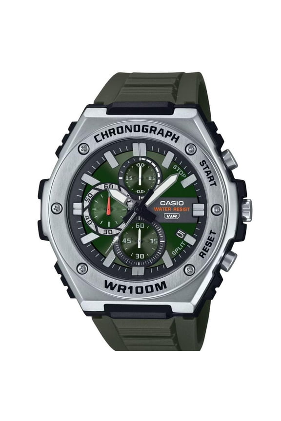 Men's Green Chronograph Sport Watch - MWA-300H-3AVCF