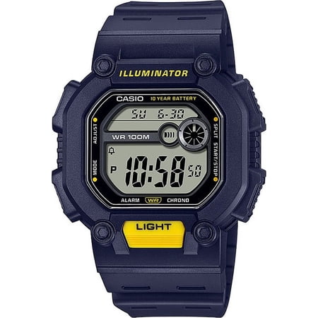Casio Men's Heavy Duty Digital Watch, Blue - W737H-2AV