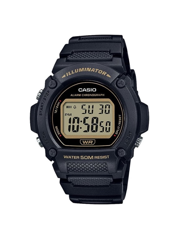 Men's Heavy Duty Digital Watch with Black Strap W219H-1A2V