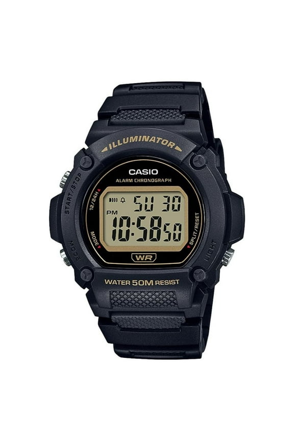 Men's Heavy Duty Digital Watch with Black Strap W219H-1A2V