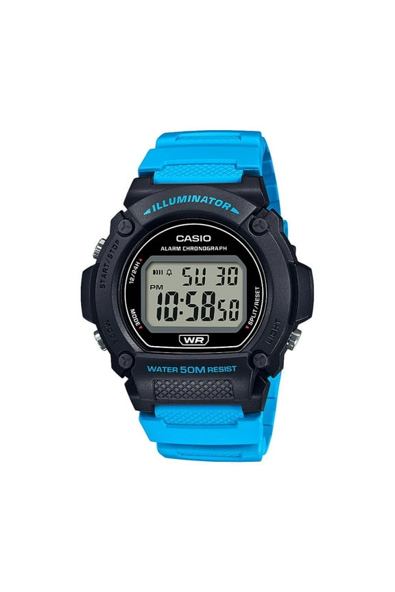 Men's Heavy Duty Digital Watch with Blue Strap W219H-2A2V