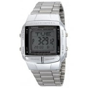 Casio Mens Illuminator Digital Databank Stainless Steel Silver Watch DB360-1A