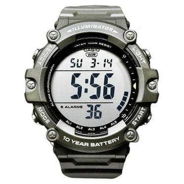 Casio Men's Digital Sport watch with Brown Nylon Strap W89HB-5AV ...