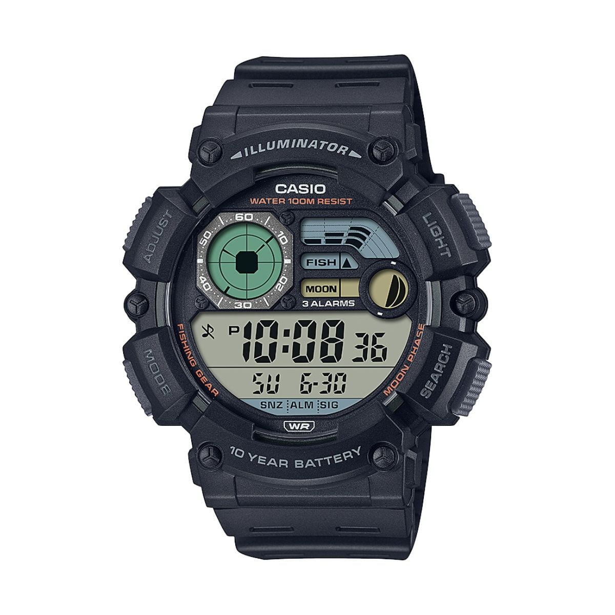 Buy CASIO Watch Cheap Casio Chipkashi Digital Outdoor Fishing Timer Men's  WS-1200H-1AV [Parallel Import] from Japan - Buy authentic Plus exclusive  items from Japan