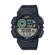 Casio Mens Large-Case Fishing Timer Digital Watch, Black - WS-1500H-1AV