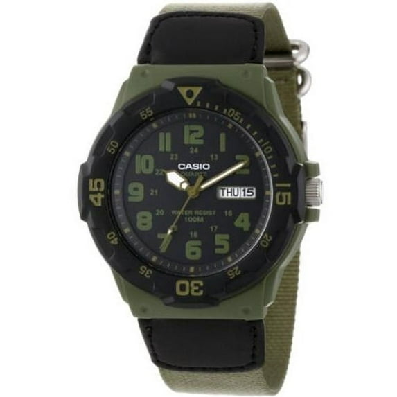 Casio Men's MRW200H-3BV Dive Style Neo-Display Sport Watch