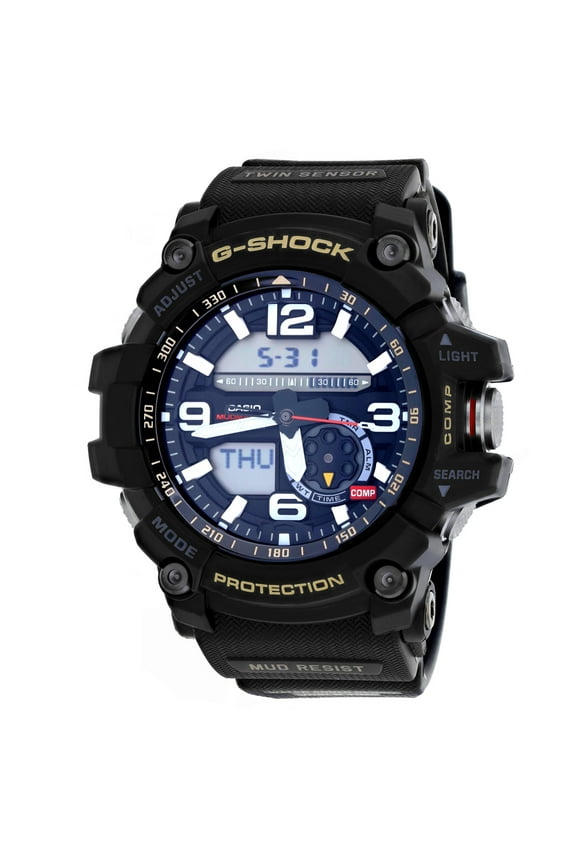 Casio Men's Mudmaster Black Dial Watch - GG-1000-1A