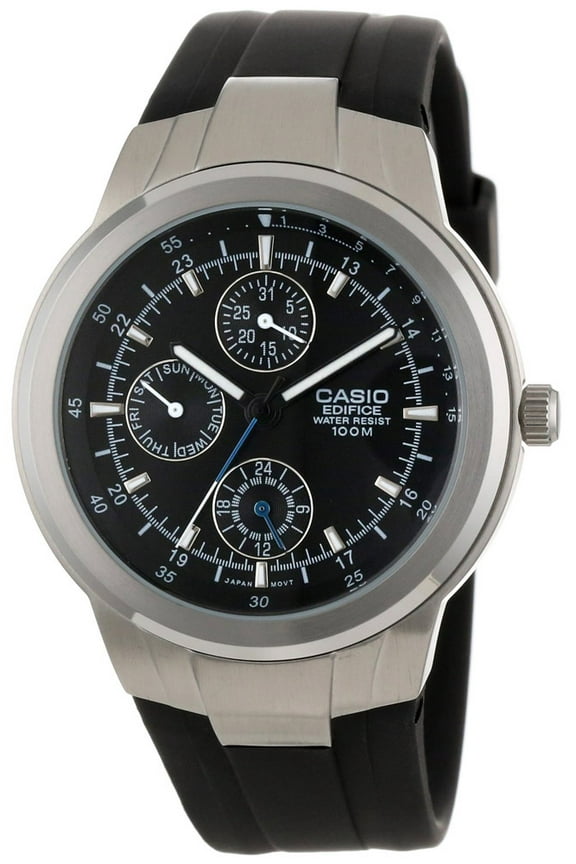 Men's Multi-Function Analog Watch, Black Strap