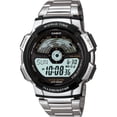 thumbnail image 1 of Casio Men's Multi Function Sport World Map & Time Silver Watch AE1100WD-1A, 1 of 4