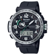 Casio Mens Tough Solar Black Dial Watch - PRG601-1