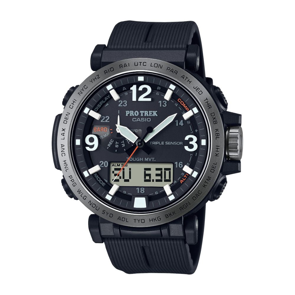  Casio Men's Pro Trek PRW-6611Y-1CR Tough Solar Watch :  Clothing, Shoes & Jewelry