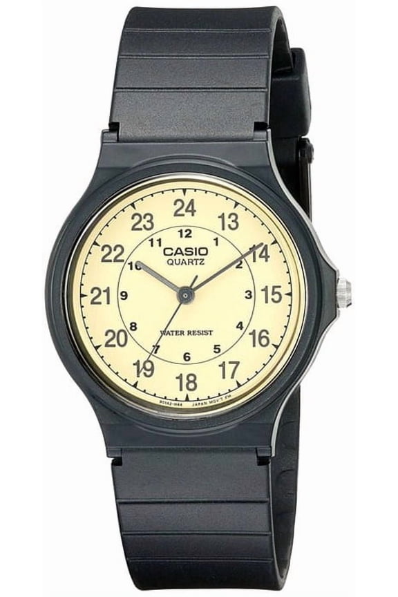 Men's Classic Analog Watch with Gold Dial - MQ-24-9B