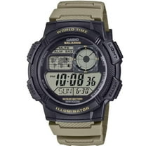 Casio Men's Sand Beige Illuminator Digital World Time Watch - AE-1000W-5AVCF