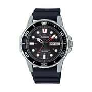 Casio Mens Solar Powered Analog Watch, Black Dial