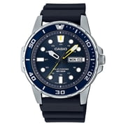 Casio Mens Solar Powered Analog Watch, Blue Dial